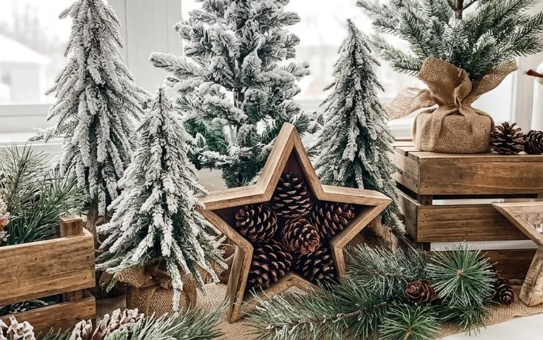 Cozy Rustic Farmhouse Winter Decor Ideas